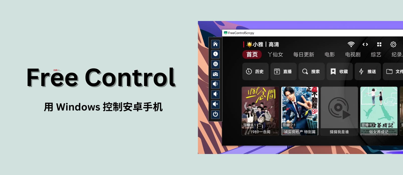 Free Control – 基于 Scrcpy，使用 Windows 控制安卓手机-大海资源库